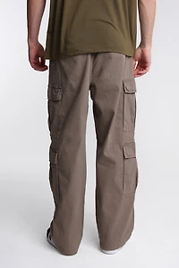 Pantalon cargo en sergé à 4 poches