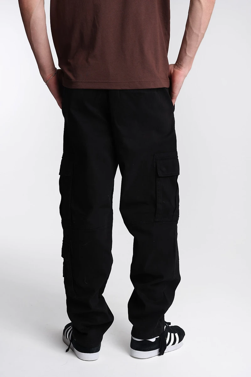 Pantalon cargo en sergé