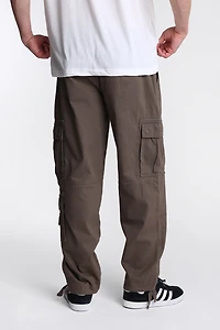 Pantalon cargo en sergé