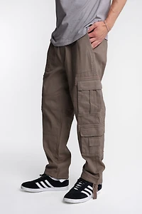 Pantalon cargo en sergé