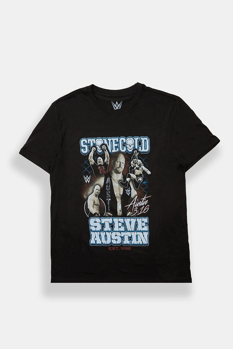 T-shirt imprimé Stone Cold Steve Austin