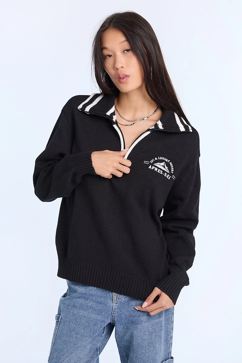Quarter-Zip Sweater