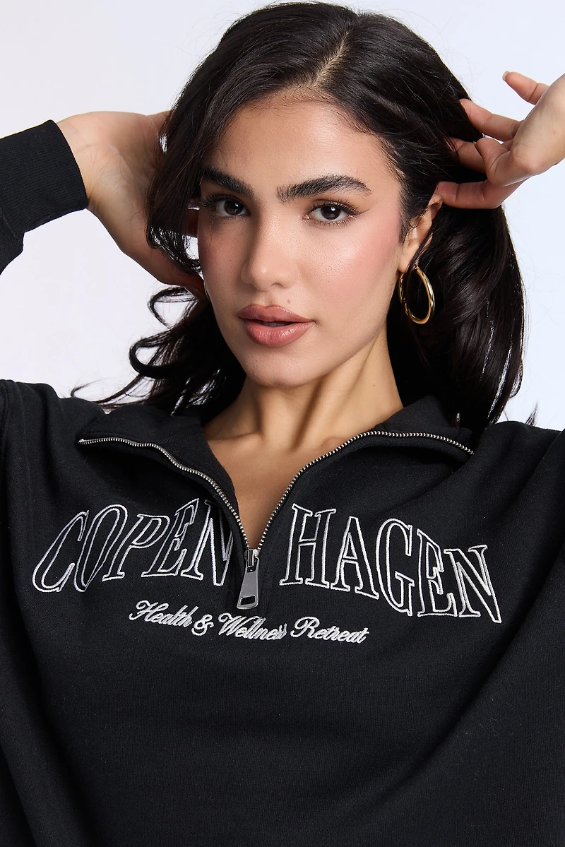 Quarter Zip Sweatshirt