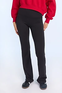 Legging évasé en molleton brossé super doux