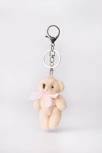 Porte-clés ours en peluche