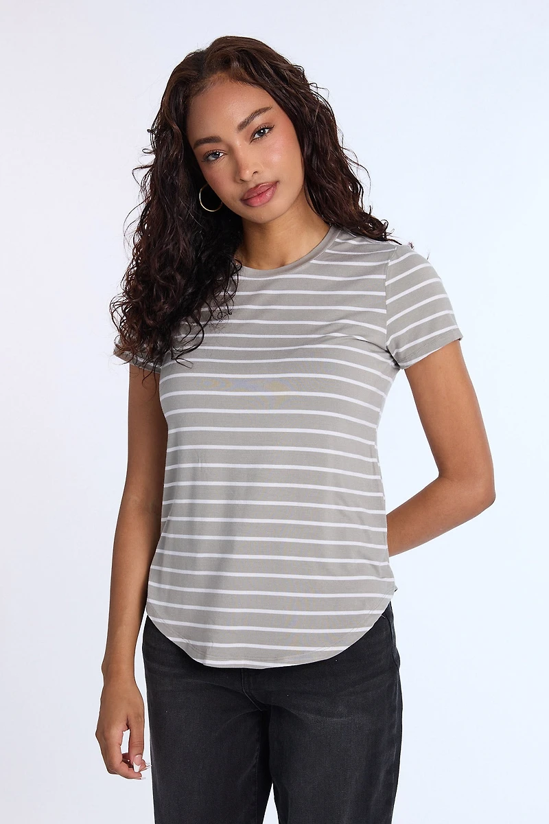 Short Sleeve Crewneck Relaxed Tee
