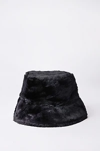 Faux-Fur Bucket Hat