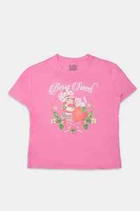 T-shirt coupe boyfriend imprimé Berry Sweet Strawberry Shortcake