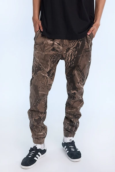 Mens Relaxed Twill Jogger
