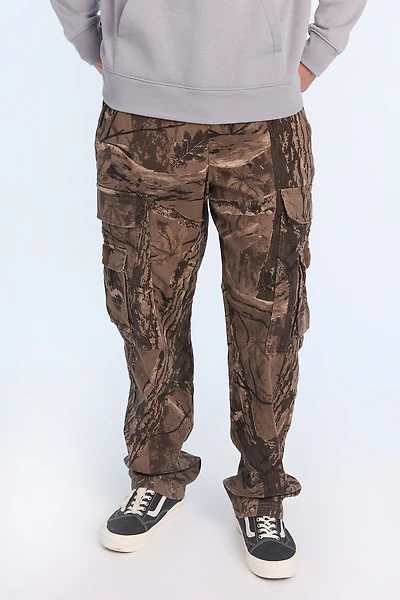 Mens Loose 4-Pocket Cargo Pant
