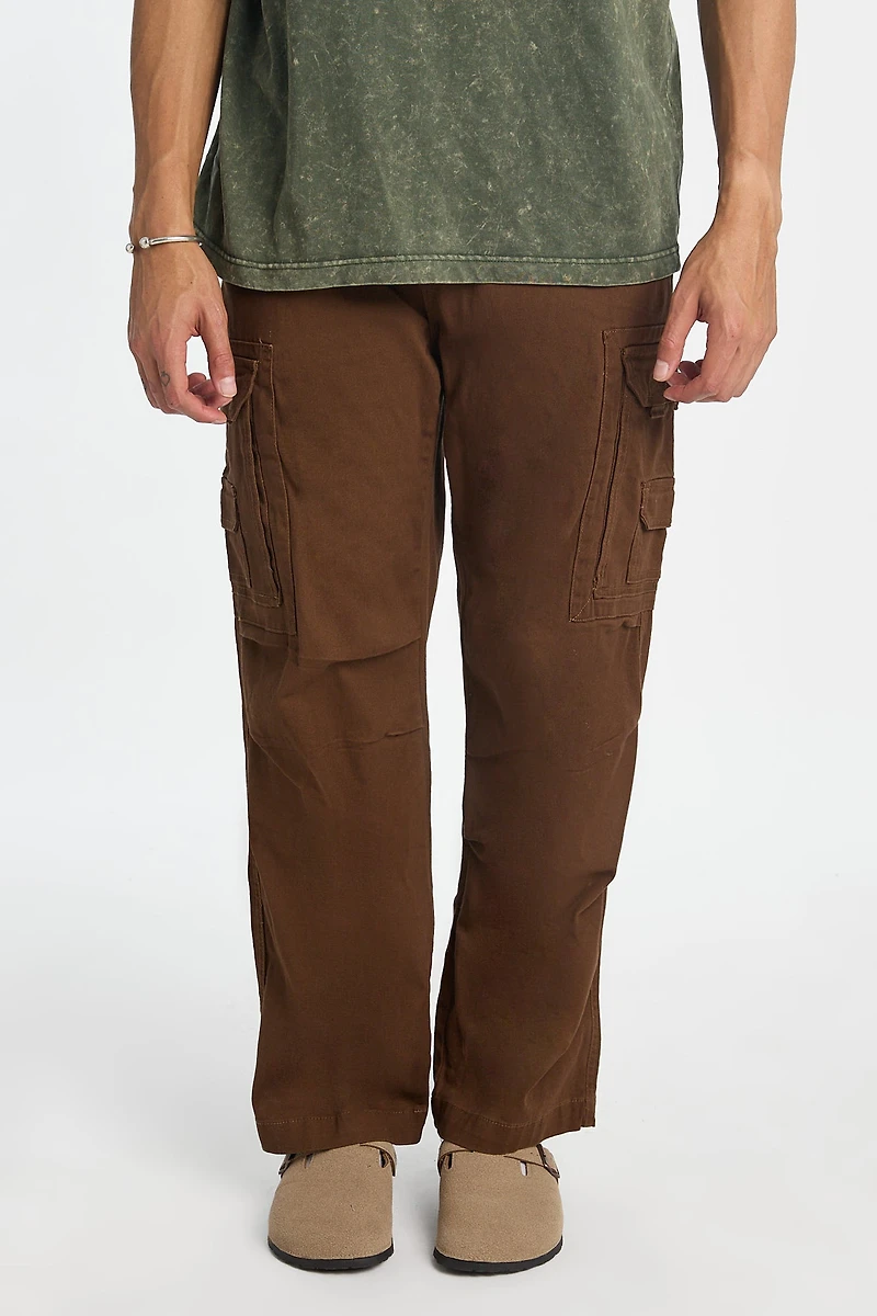 Pantalon cargo utilitaire ample homme