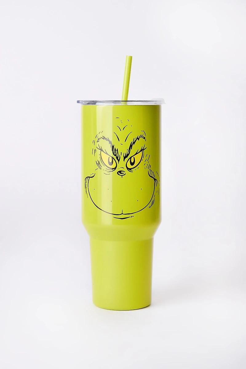 The Grinch Tumbler With Straw 40 oz