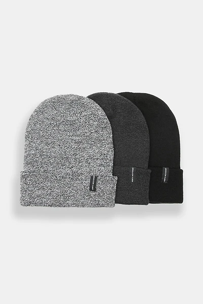 Rolled Cuffed Beanie 3-Pack
