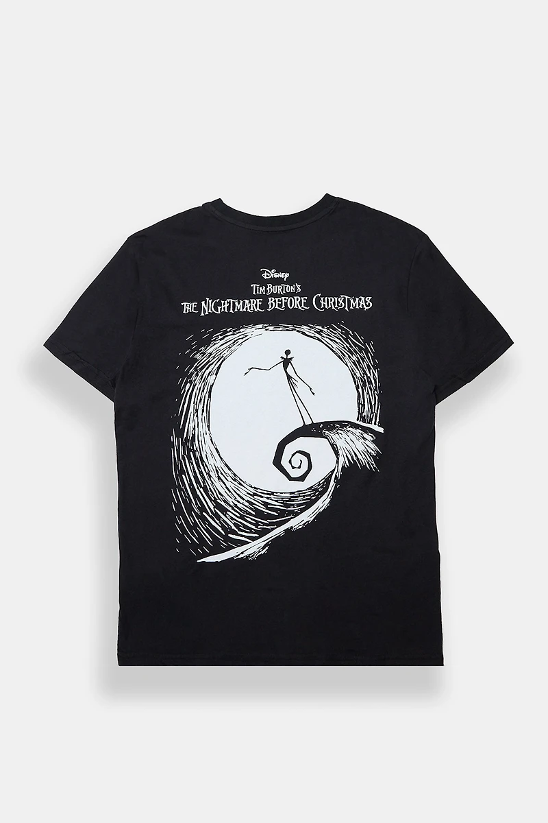 Mens The Nightmare Before Christmas Movie Poster T-Shirt