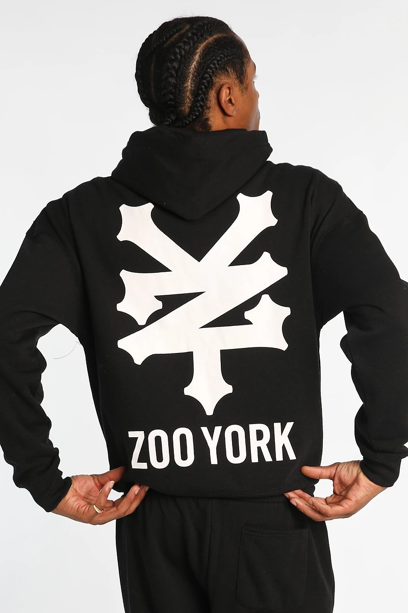 Zoo York Back Print Boxy Hoodie