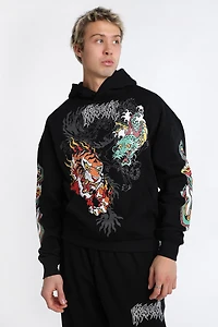 Arsenic Dragon & Tiger Graphic Hoodie