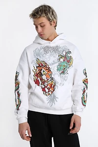 Arsenic Dragon & Tiger Graphic Hoodie