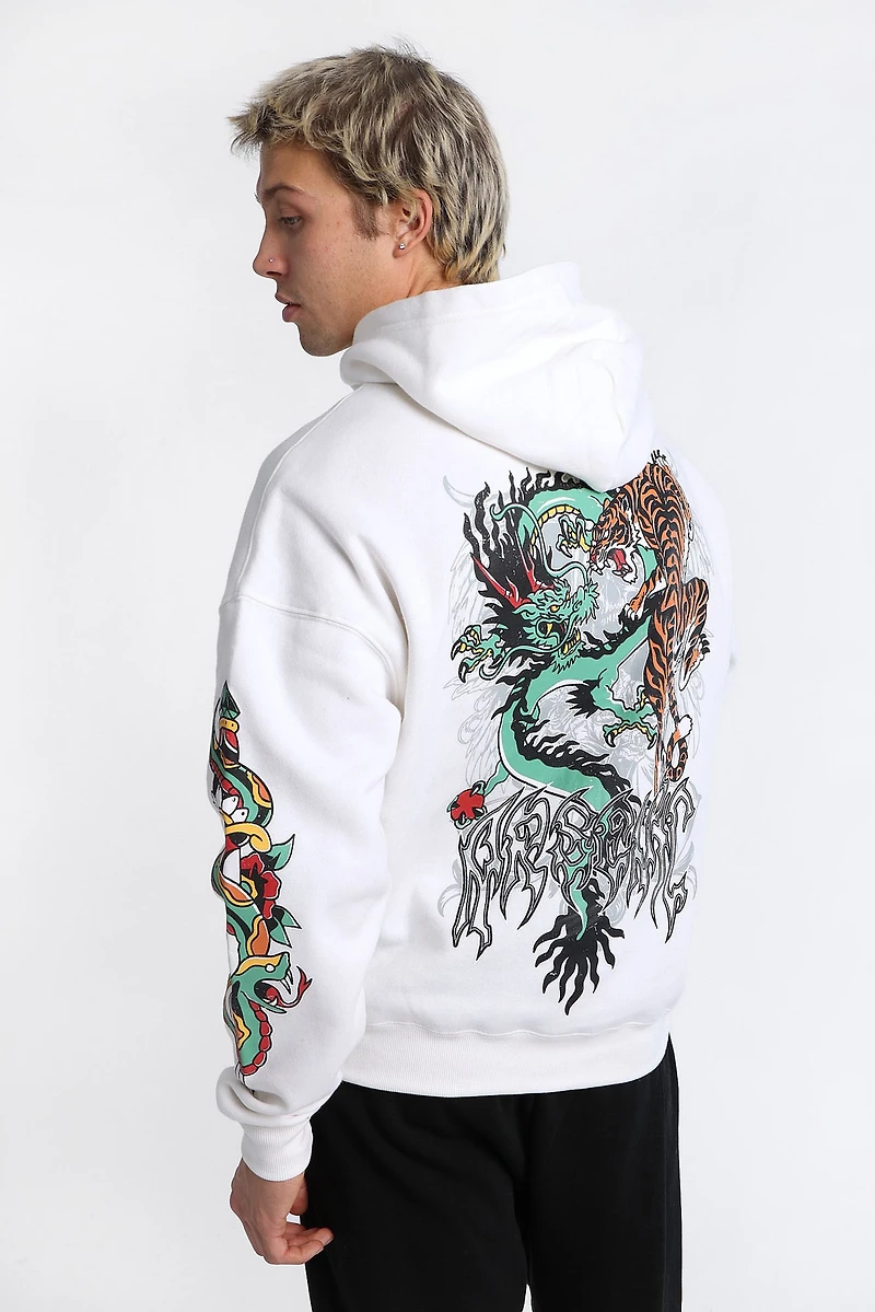 Arsenic Dragon & Tiger Graphic Hoodie