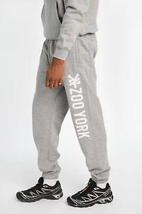 Jogger en molleton imprimé logo Zoo York