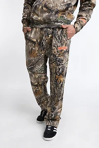 Zoo York Embroidered Logo Tree Camo Straight Leg Sweatpants