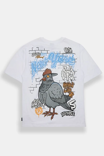 T-shirt imprimé NYC pigeon Southpole