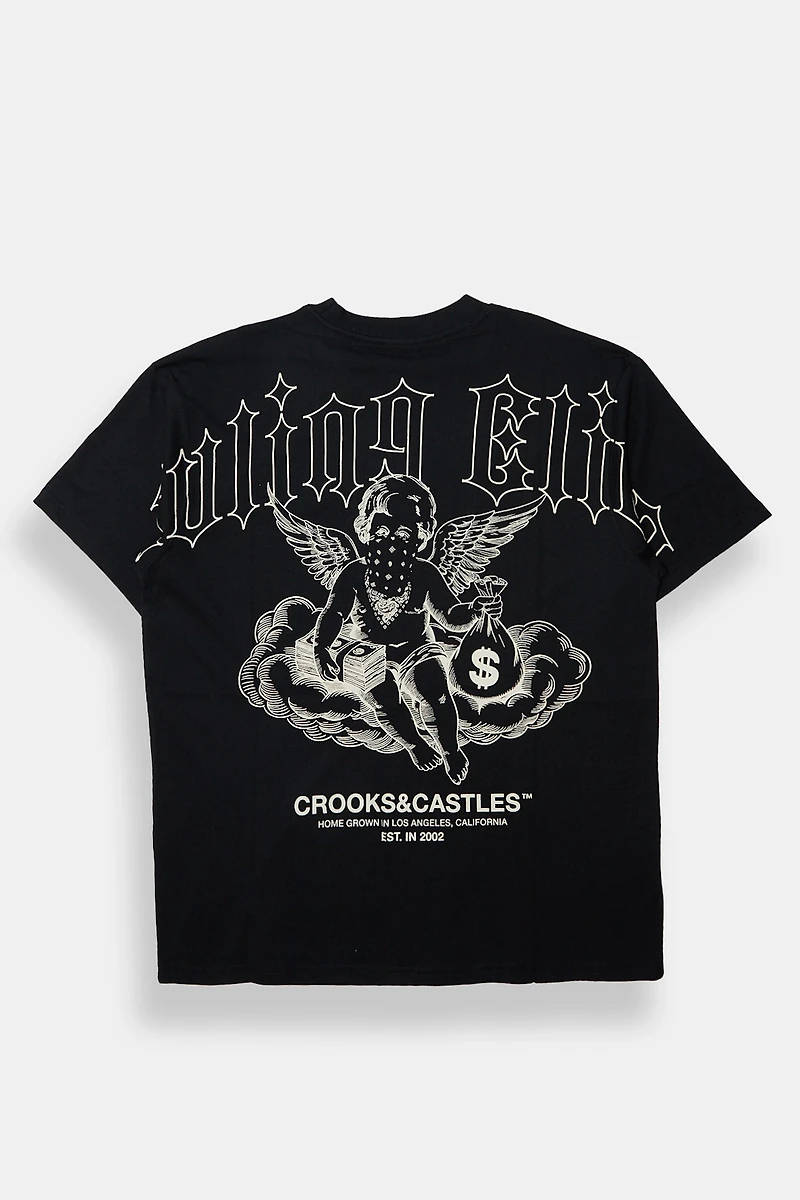 Mens Crooks & Castles Ruling Elite Graphic Tee
