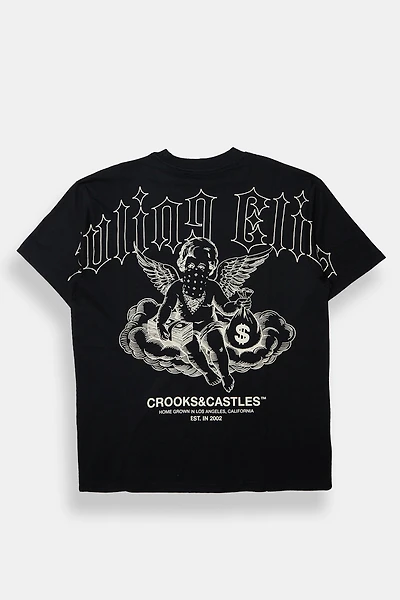 Mens Crooks & Castles Ruling Elite Graphic Tee