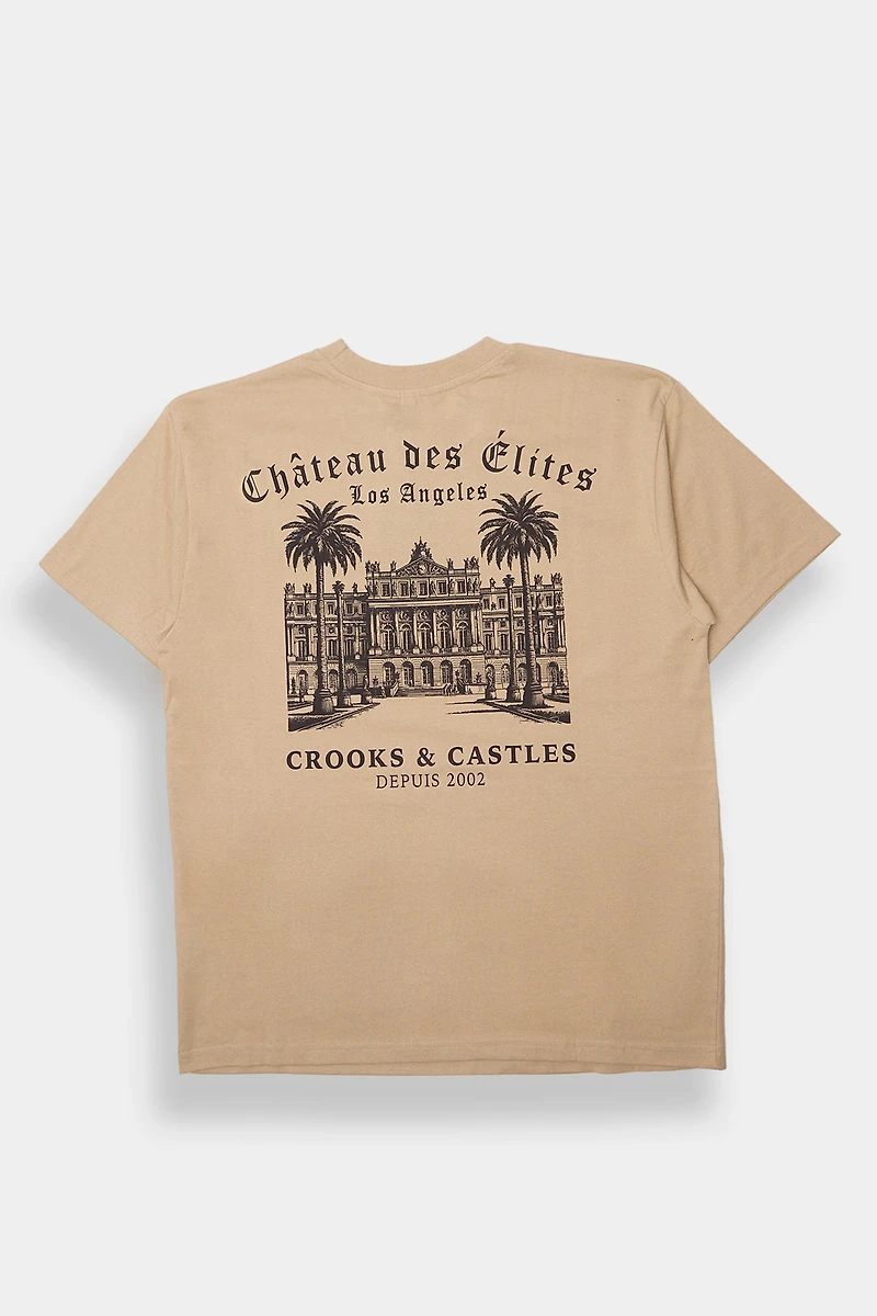 T-shirt imprimé Crooks & Castles Château des Élites homme