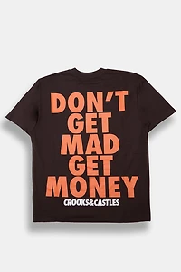 Mens Crooks & Castles Don't Get Mad Money Tee