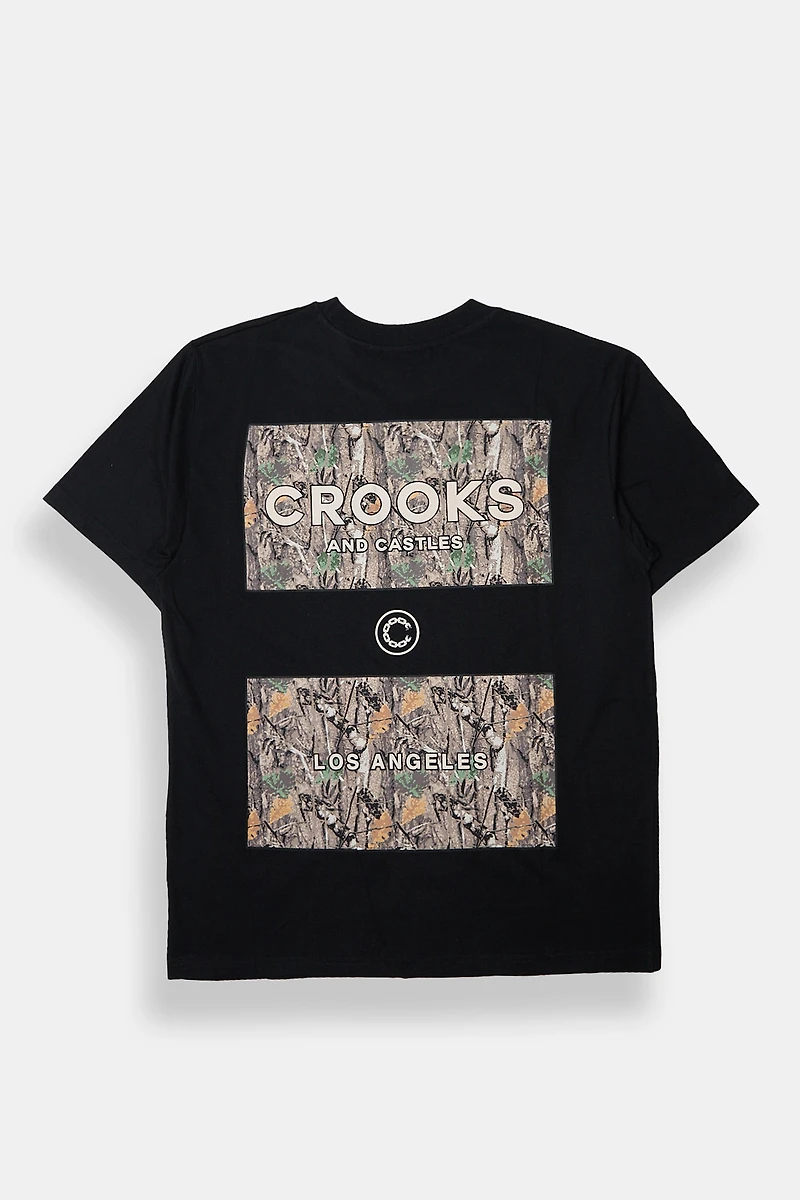 Mens Crooks & Castles Camo Tee