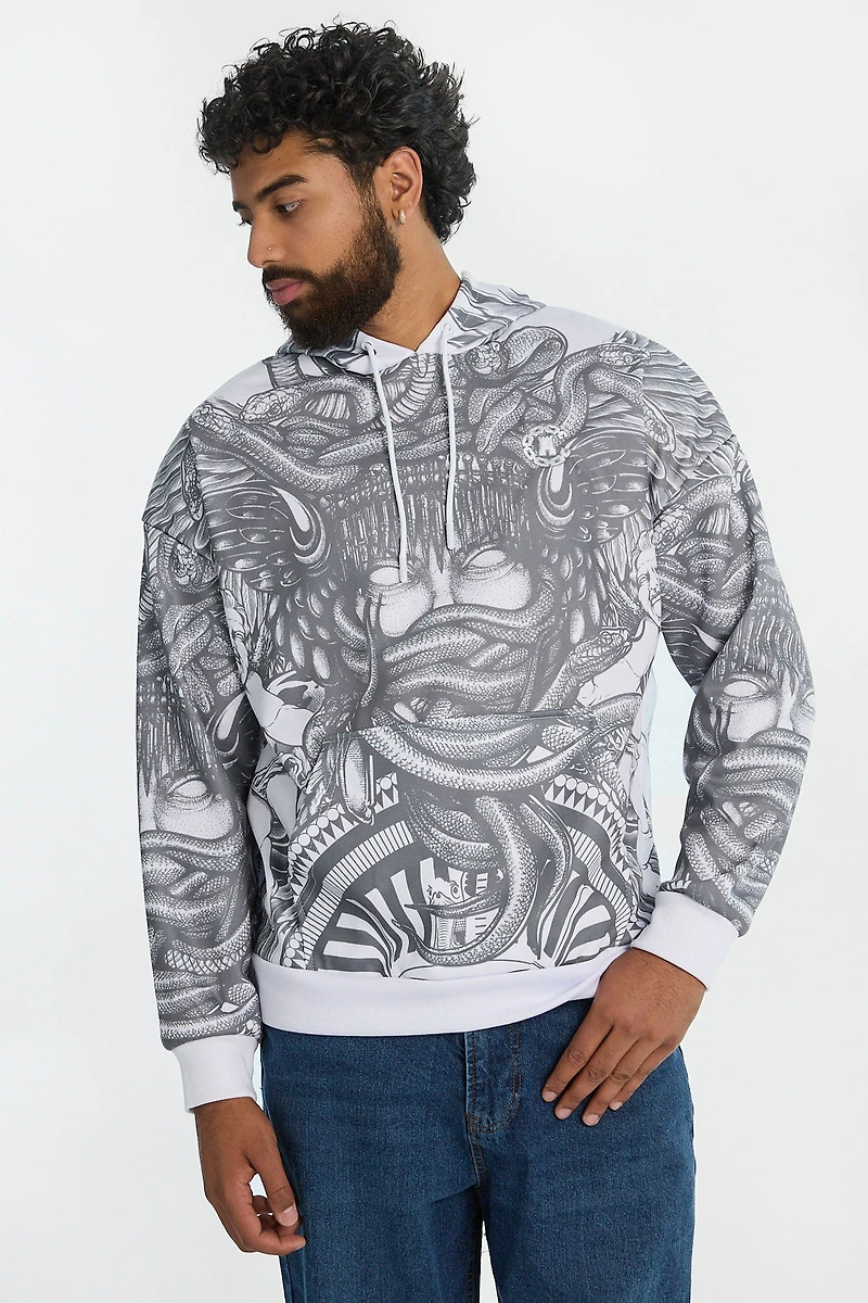 Haut à capuchon imprimé Ruling Elite Crooks & Castles homme
