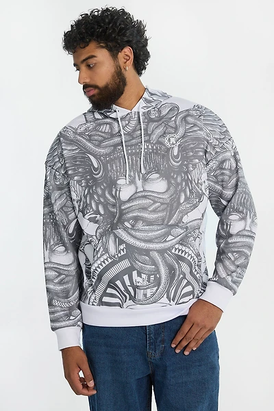 Haut à capuchon imprimé Ruling Elite Crooks & Castles homme