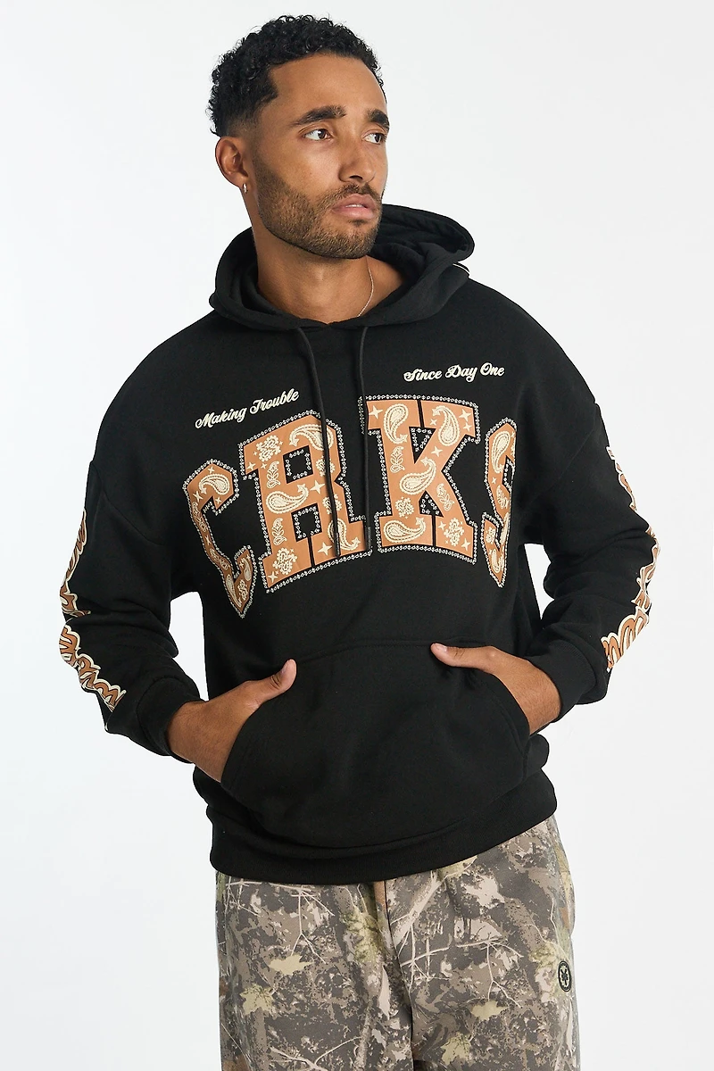 Mens Crooks & Castles Bear Hoodie