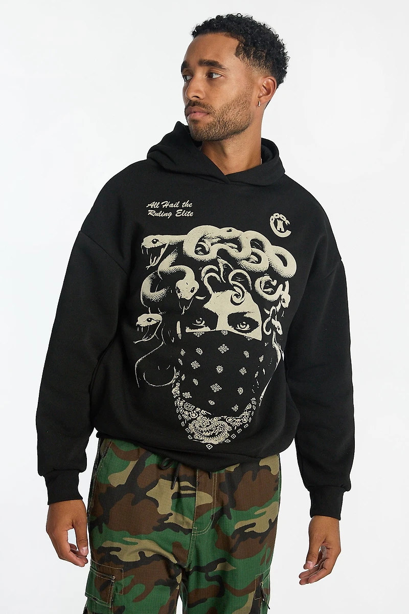 Mens Crooks & Castles Medusa Hoodie
