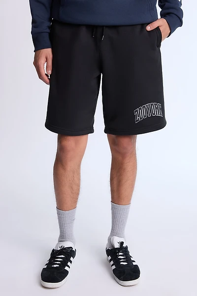Zoo York Mens Logo Fleece Shorts