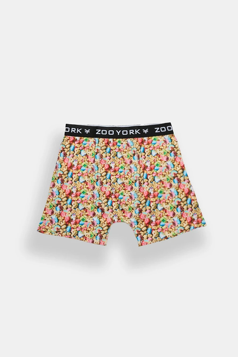 Caleçon boxeur imprimé céréales magiques Zoo York