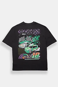 Arsenic Drift Team Graphic Oversized Tee