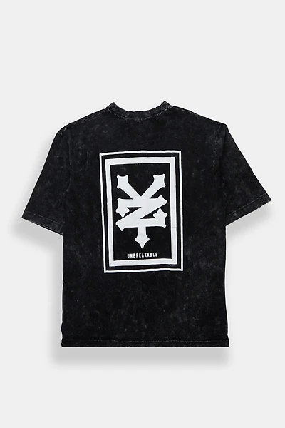 Zoo York Square Logo Washed Oversized Tee