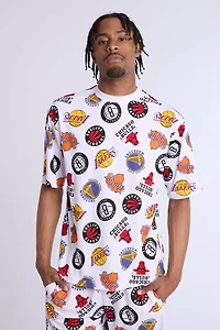 Mens NBA Logo Mesh Top