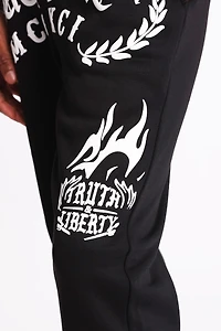 Jogger en molleton imprimé Southpole Truth & Liberty