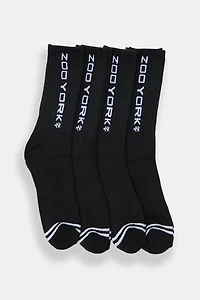 Zoo York 4-Pack Athletic Crew Socks