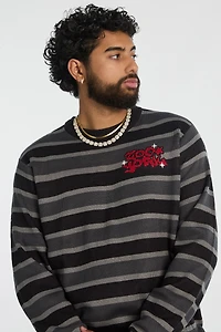 Zoo York Mens Striped Crewneck Sweater