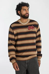 Zoo York Mens Striped Crewneck Sweater