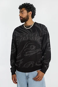 Zoo York Mens Marble Crewneck Sweater