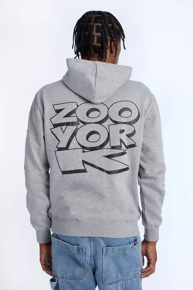 Haut à capuchon grand logo Zoo York homme