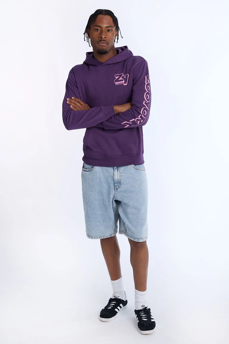 Haut à capuchon grand logo Zoo York homme