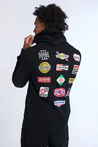 Zoo York Mens Multi Logo Hoodie