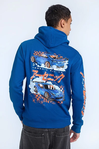 Haut à capuchon imprimé Arsenic Racing homme