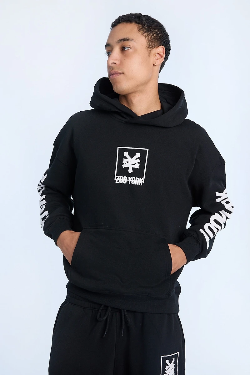 Zoo York Mens Box Logo Hoodie