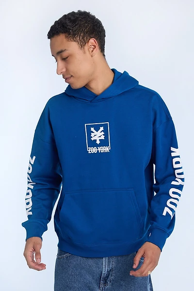 Haut à capuchon imprimé logo carré Zoo York homme